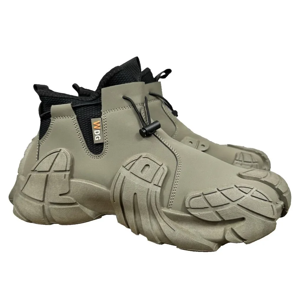 Fashion Loafers Driving Cycling Shoes Side Zip Work Sports Boots EU 45 Size 11.5